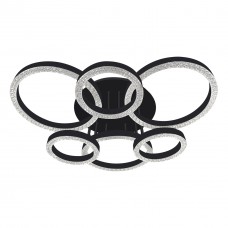 Люстра LED SCHWARTS-RGB-138Вт BK, 3000-6000К, 300-11040 Лм, пульт ДУ, 700х700мм, чорний, метал, V-WATT