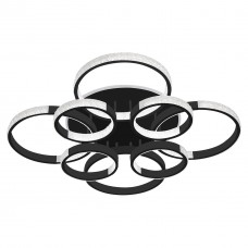 Люстра LED SCHWARTS-RGB-164Вт BK, 3000-6000К, 300-13120 Лм, пульт ДУ, 800х800мм, чорний, метал, V-WATT