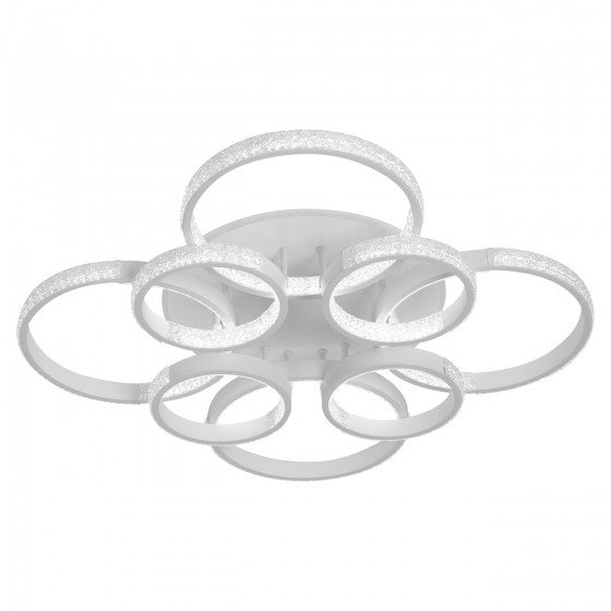 Люстра LED SCHWARTS-RGB-164Вт WH, 3000-6000К, 300-13120 Лм, пульт ДУ, 800х800мм, белый, металл, V-WATT