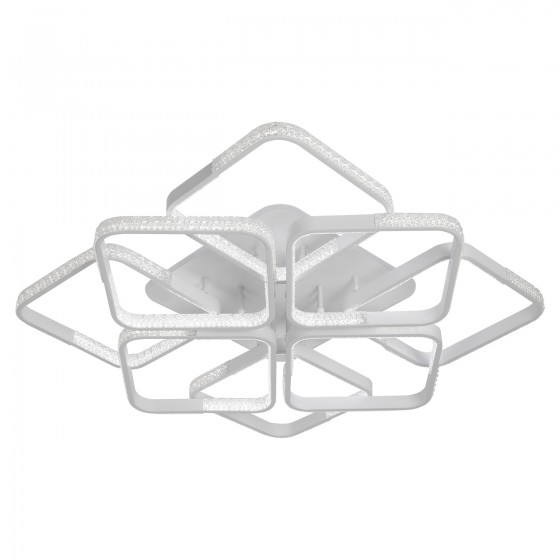 Люстра LED SCHWARTS-RGB-190Вт WH 3000-6000К, 300-15200 Лм, пульт ДУ, 730х730мм, білий, метал, V-WATT