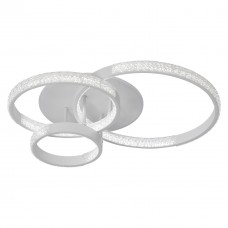 Люстра LED SCHWARTS-RGB-80Вт WH, 3000-6000К, 300-6400 Лм, пульт ДУ, 550х550x150мм, білий, метал, V-WATT