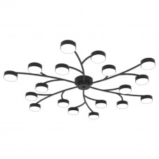 Светильник STARK SKOG-GX-18 BK, 18xGX53, 1020x85мм, черный, HOPFEN