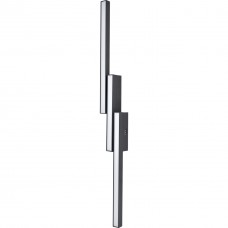 Світильник настінний Led STERK-3 BK 35Вт, 2800 Лм, 3000-4000-6000К, 900×100мм, чорний, метал, HOPFEN