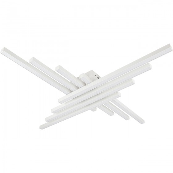 Люстра LED STERK-8 WH 150Вт, 3000-6000К, 300-14400 Лм, пульт ДУ, 1120×1120мм, білий, метал, HOPFEN