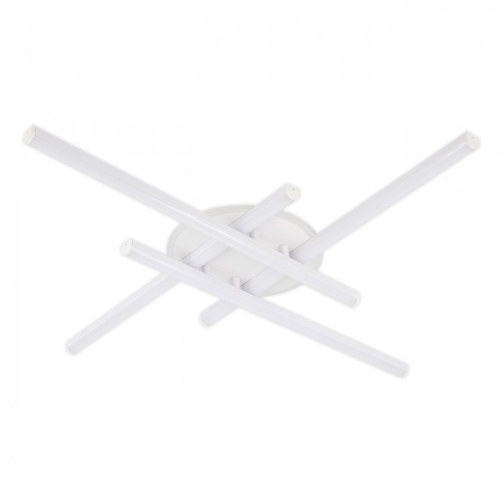 Люста LED STEUART 4-1-SL-WH 65Вт, 3000-6000К, 300-5200 Лм, пульт ДУ, 700×700мм, білий, NEW ARTIER