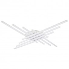 Люстра LED STEUART 8-1-SL-WH 150Вт, 3000-6000К, 300-12000 Лм, пульт ДУ 1060×1060мм біл. NEW ARTIER