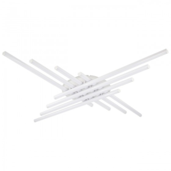 Люстра LED STEUART 8-1-SL-WH 150Вт, 3000-6000К, 300-12000 Лм, пульт ДУ 1060×1060мм біл. NEW ARTIER