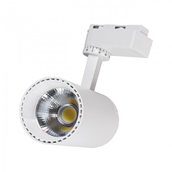 Светильник трековый LED TURN 30 WH, 220В, 30Вт, 4500K, 2400Лм, 67x150мм, белый, V-Watt