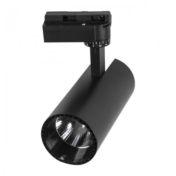 Светильник трековый LED TURN 35 BK, 220В, 35Вт, 4500K, 2800Лм, 67x150мм, черный, V-Watt